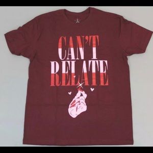 Jeffree Star Can’t Relate tee shirt maroon XXXL
